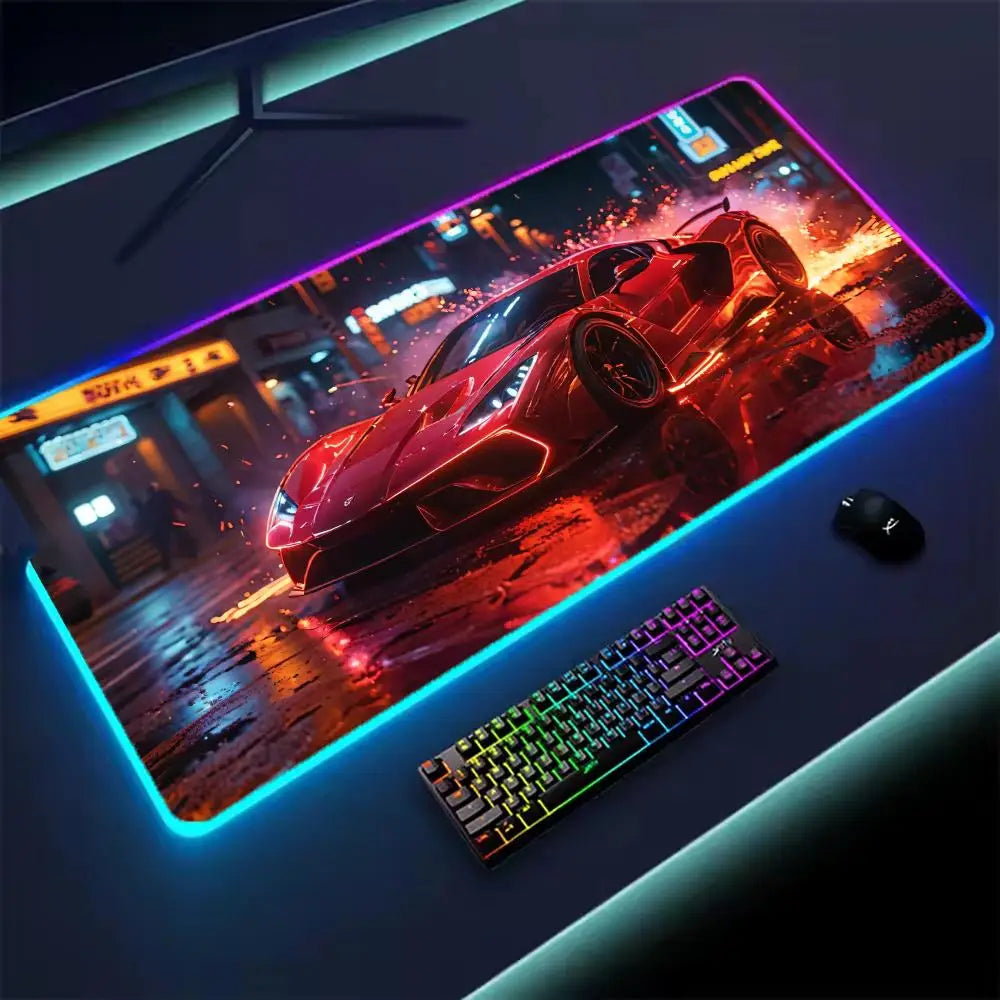 Tapis de souris XXL RGB CAR
