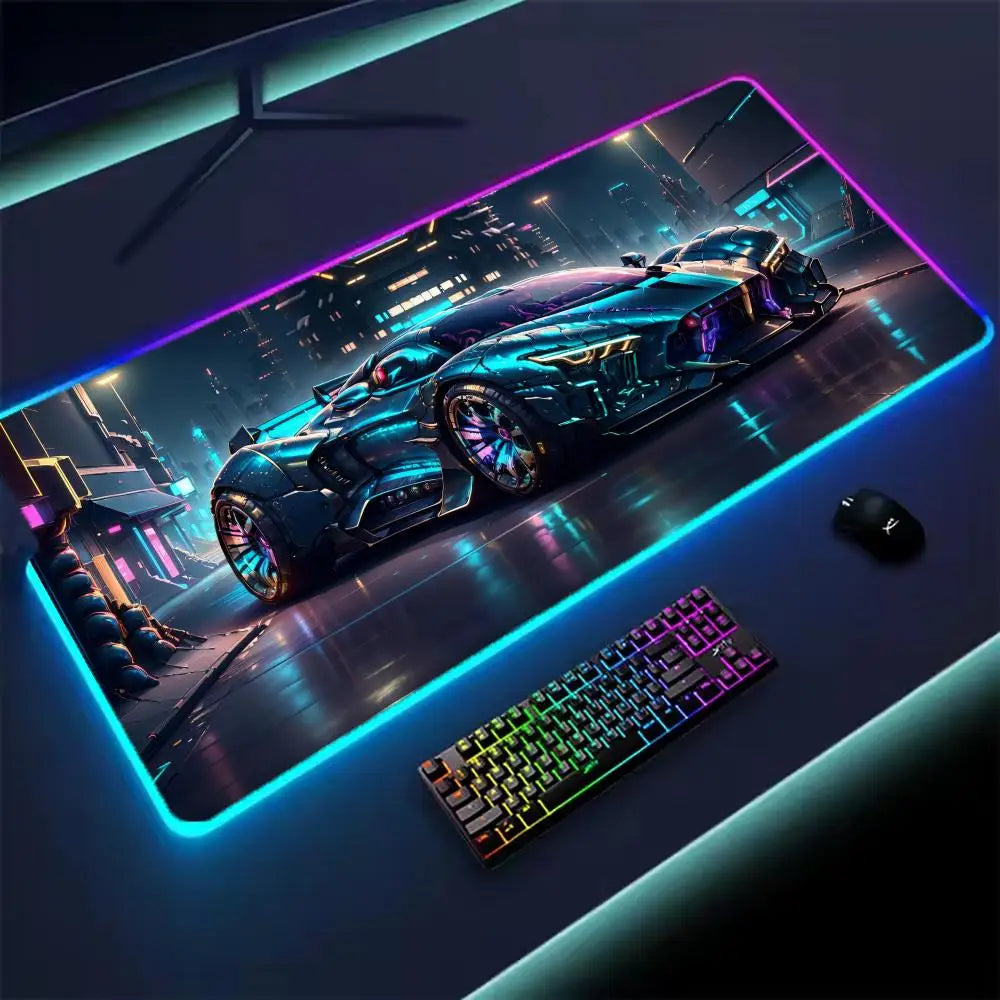 Tapis de souris XXL RGB CAR